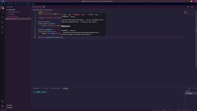 How to code a Discord bot in Python: Part 1 - The Basics [2022] смотреть онлайн