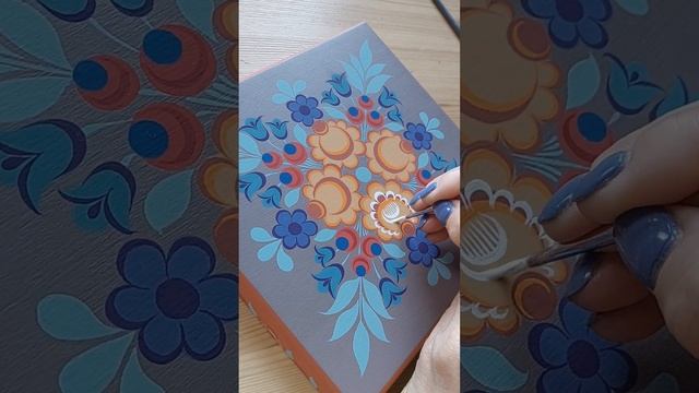 Роспись шкатулки. Роспись по дереву. смотреть онлайн