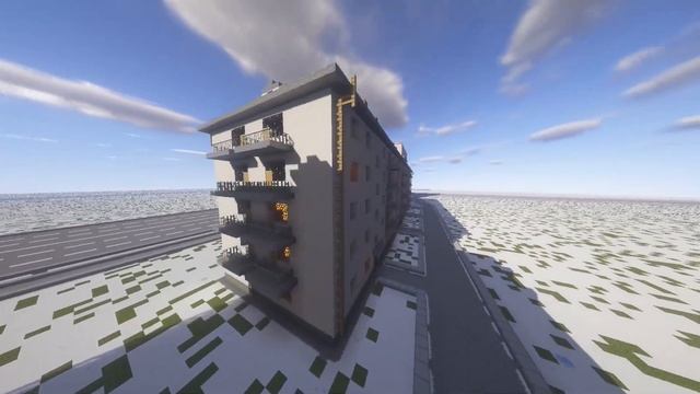 Советский город в Minecraft \39/ Котласская пятиэтажка смотреть онлайн