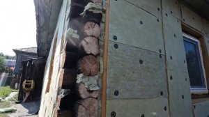 УТЕПЛЕНИЕ бревенчатого дома СВОИМИ РУКАМИ