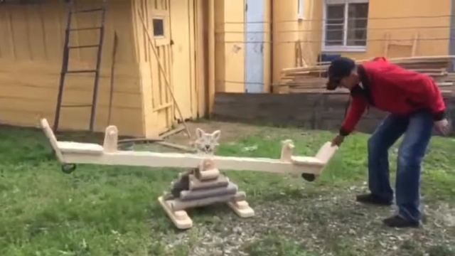 Детские деревянные качели смотреть онлайн