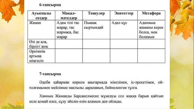Қазақ Әдебиеті 6 сынып Аяз би ертегісі 13, 14, 15 беттегі тапсырмалар #қазақәдебиеті #6сынып смотреть онлайн