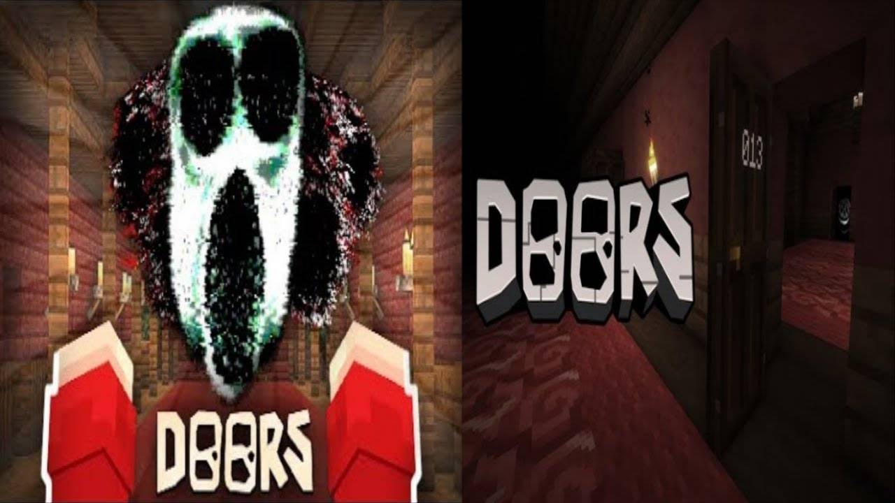 НАСТОЯЩАЯ ИГРА В DOORS В МАЙНКРАФТЕ! DOORS IN MINECRAFT (ПОДБОРКА) смотреть онлайн