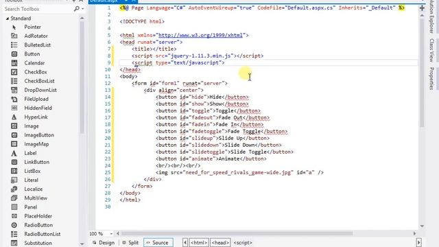 ASP.NET JQUERY смотреть онлайн
