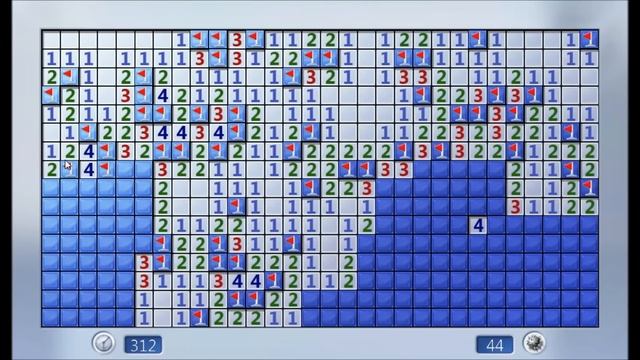 How to win Minesweeper on Advanced (99 mines) смотреть онлайн