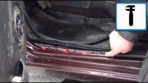 Проклейка уплотнительной резинки двери на Лада Гранта.