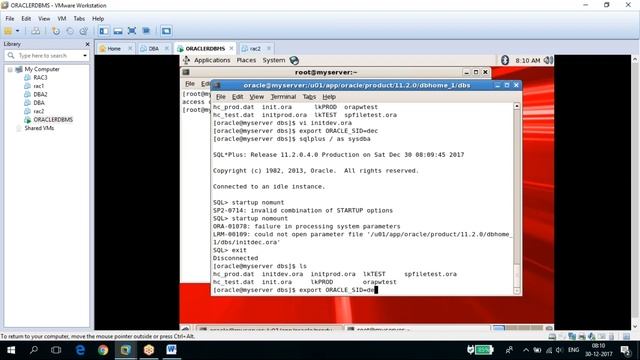 Oracle Database Administration- DBCA AND OMF DATABASE CREATION смотреть онлайн