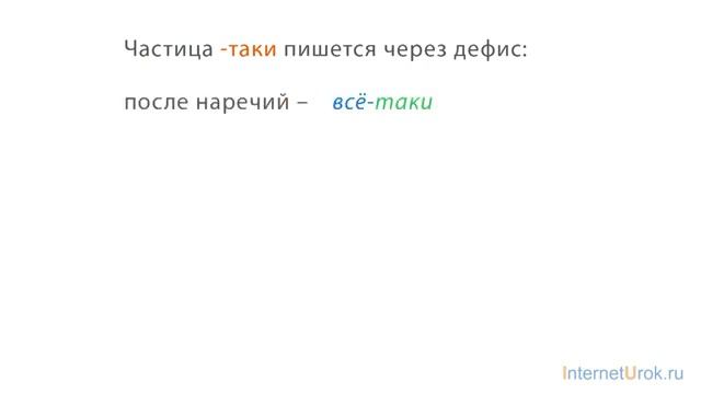 55. Русский язык 7 класс - Раздельное и дефисное написание частиц. Морфологический разбор частиц. смотреть онлайн