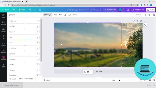 How to blur a part of an image or picture in Canva 2024 смотреть онлайн