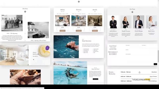 Kastel - Hotel and Restaurant WordPress Theme motel hotel Easy Create Website смотреть онлайн