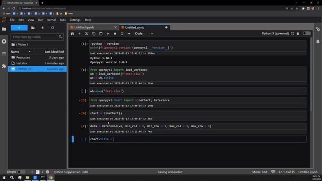 Openpyxl - Creating Line Charts in Excel Workbooks with Python | Data Automation смотреть онлайн