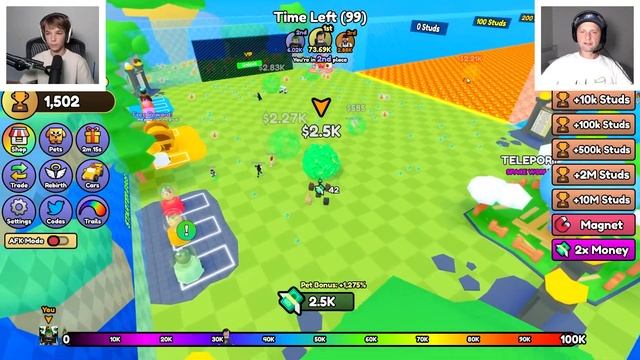 ? The BIGGEST ROBUX BALL in ROBLOX ? Roblox Money Race смотреть онлайн