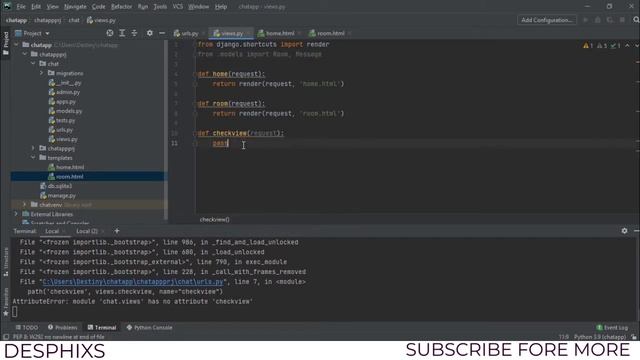 How To Build A Realtime Chat App With Django смотреть онлайн