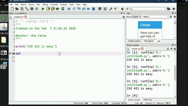 Getting Started With Python & (Python Vs Java Syntax) - Anaconda/Spyder смотреть онлайн