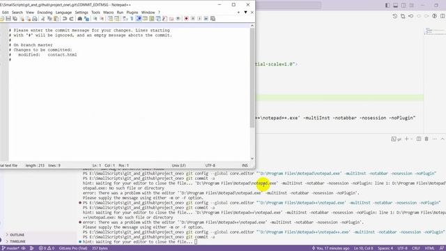 Git & Github Tutorial for Beginners #4 - Change Code editor for git смотреть онлайн