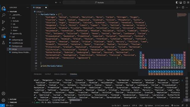 LIST IN PYTHON| Python For Mechanical Engineers | Video-9 | Tamil смотреть онлайн