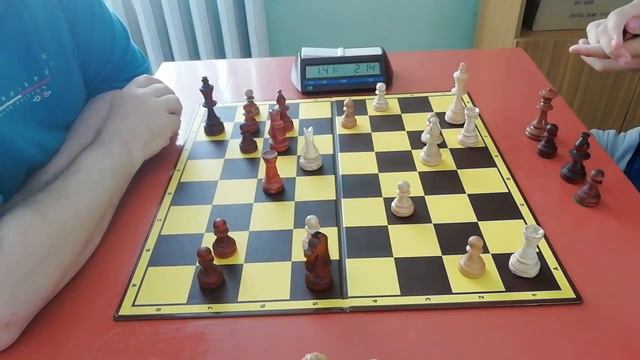 Две фланговых атаки и слоновый "шампур".(Кузмицкий Иван - Гурин Валентин). смотреть онлайн