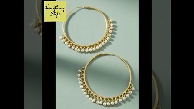 Classic New Arrival South Sea Pearl Drop Gold Stud Earrings Designs смотреть онлайн