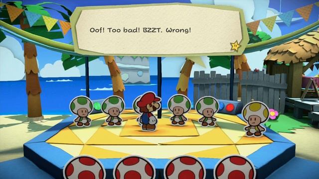 Paper Mario: Color Splash [Part 9] - Sandy Beach Games to Achieve Relaxation! смотреть онлайн