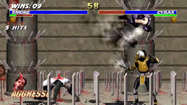 MORTAL KOMBAT TRILOGY THUNDER EDITION 5.1-HUMAN SMOKE UMK3-(HARD 10) смотреть онлайн