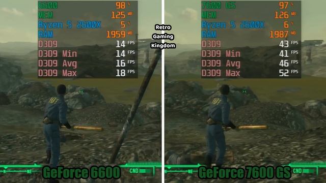 GeForce 6600 vs GeForce 7600 GS Test In 6 Games (No FPS Drop - Capture Card) смотреть онлайн