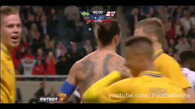 Гол Ибры через себя смотреть онлайн