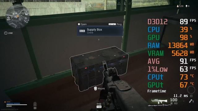 GeForce GTX 1060 6GB -- AMD Ryzen 5 5600G -- Call of Duty Warzone FPS Test