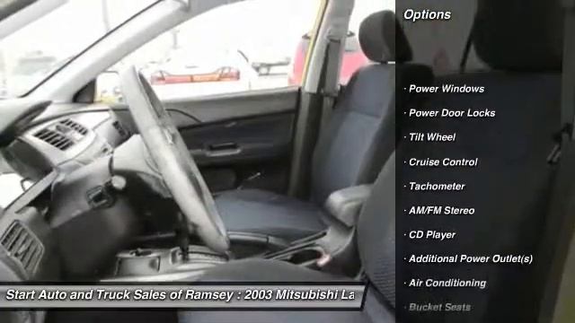 2003 Mitsubishi Lancer Minneapolis Ramsey MN 213-039 смотреть онлайн