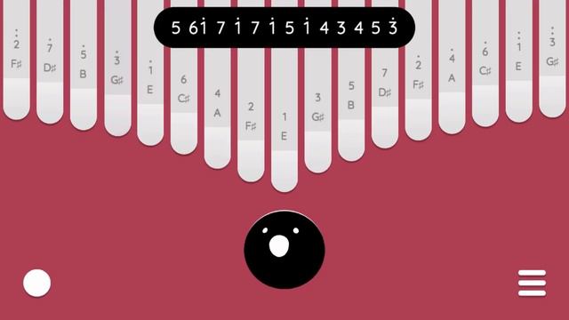 River Flows In You By Yiruma Kalimba Cover With Easy Tabs (Keylimba App)