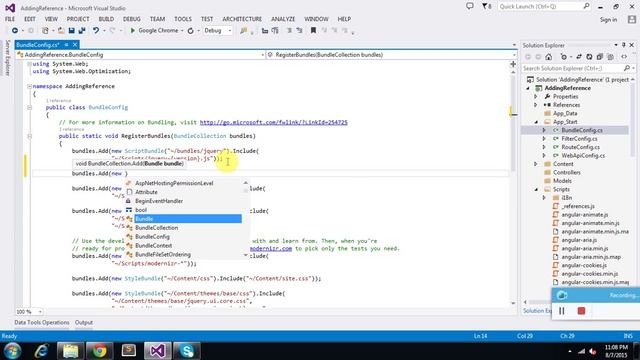 Adding AngularJs Reference Files to Project смотреть онлайн
