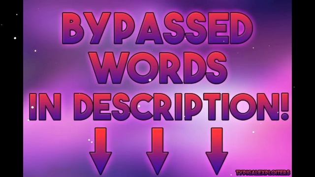 [PATCHED!] BYPASS WORDS ON ROBLOX! INCLUDES IN-GAME CHAT!! смотреть онлайн