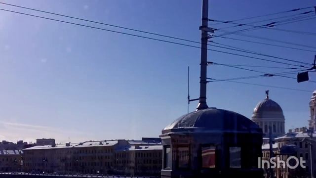 Поездка на экскурсионном трамвае маршрут Т5 по улицам Санкт-петербурга+ факты о СПб часть 1 смотреть онлайн