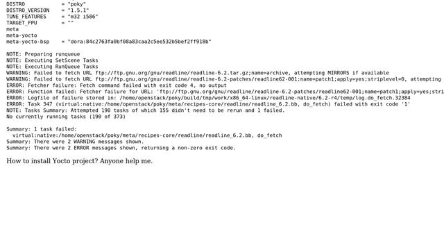 Unix & Linux: Yocto project installation error (2 Solutions!!) смотреть онлайн