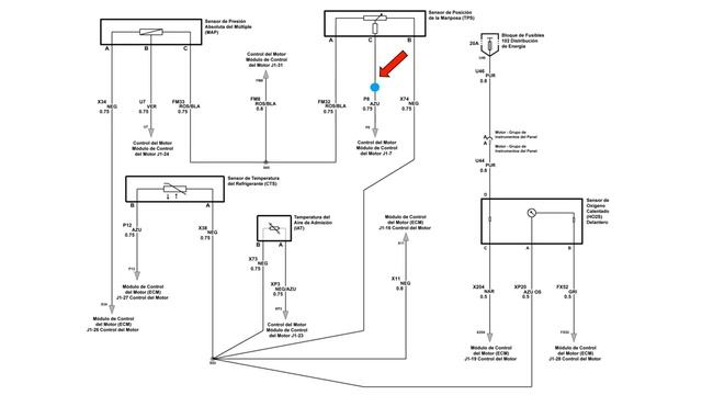 Computadora Chevrolet Chevy C2 y C3 Lineas y Colores de todos los sensores смотреть онлайн