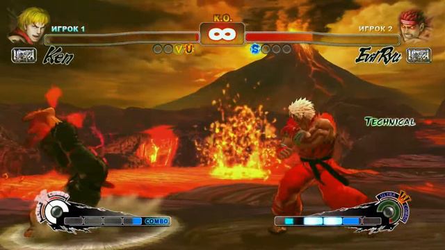 Ultra Street Fighter 4 Evil Ryu vs Violent Ken (PC MOD) смотреть онлайн