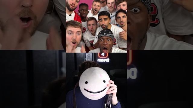 Mr Beast Reacts To Dream's Face Reveal ? смотреть онлайн