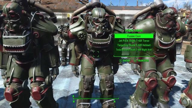 Every Fallout 4 power armor variant [all paint jobs] смотреть онлайн