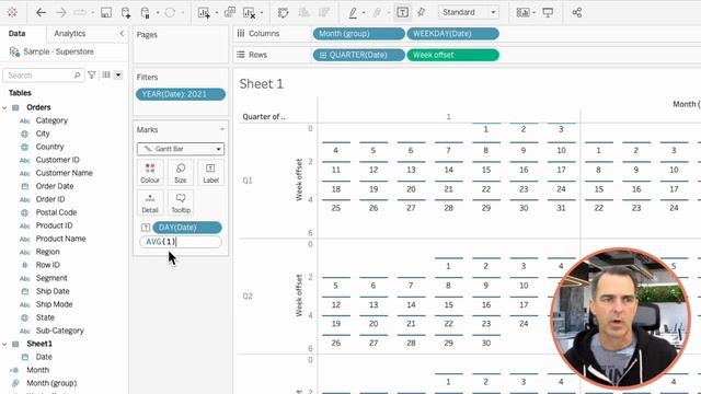 #Tableau - Create a Full Year Calendar Heatmap смотреть онлайн