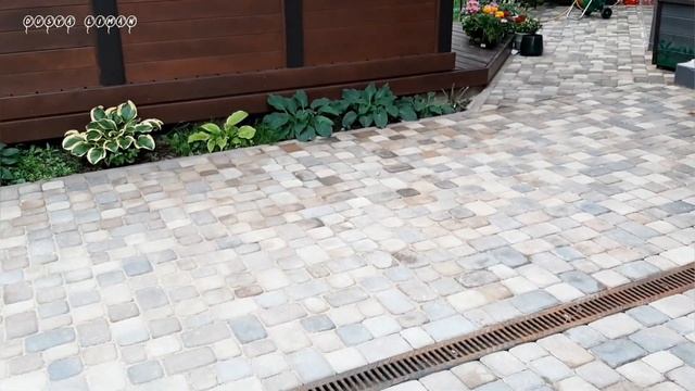 Наконец, сделали :) соседский подряд. Зона отдыха, беседка, газон, дорожки, мангал.