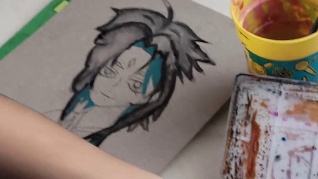 Дочь рисует Сяо из Геншин Импакт смотреть онлайн