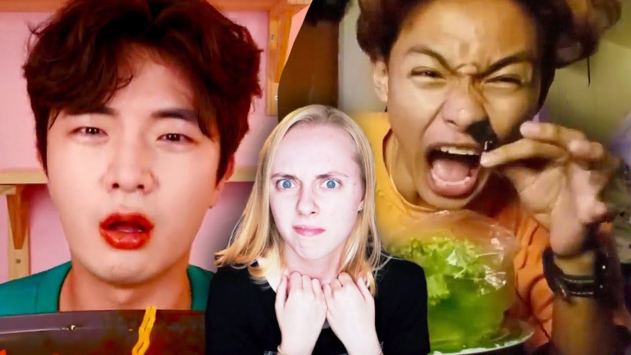 ЖЕСТЬ САМЫЕ КРИНЖОВЫЕ МУКБАНГЕРЫ реакция на ФЕЙЛЫ в АСМР и МУКБАНГ смотреть онлайн