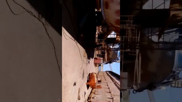 Окраска Болградской и Северной в доке июнь 2015 Техфлот смотреть онлайн