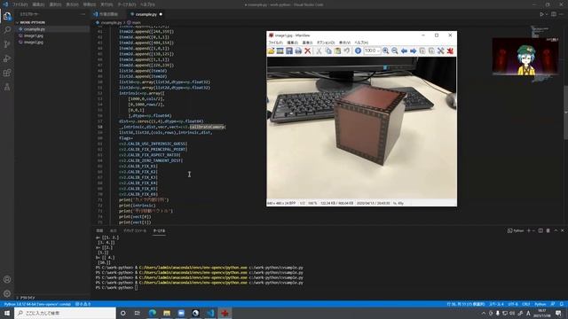 OpenCV(Python)プログラミング(12/12) カメラキャリブレーション смотреть онлайн