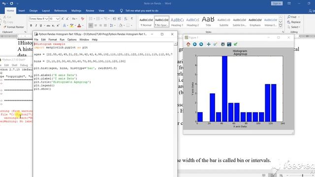 Python Pandas Histogram 41 Part 111 смотреть онлайн