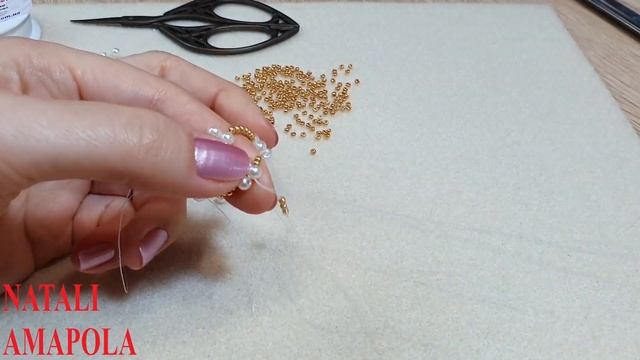 BRACELET/Beaded Bracelet/Pearl BRACELET/Diy Bracelet/Tutorial/Браслет из бусин/Как сделать браслет