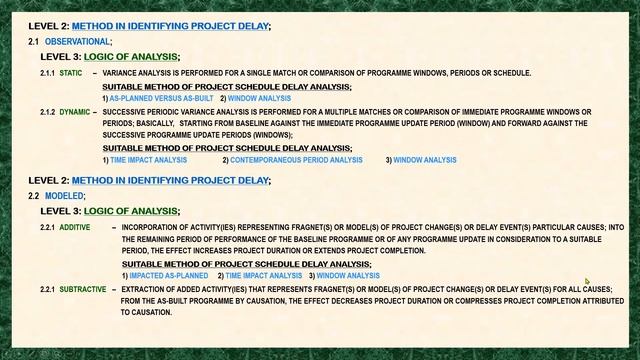 PSDA CON 004 - METHODOLOGY IMPLEMENTATION PROTOCOLS FOR FORENSIC PROJECT SCHEDULE DELAY ANALYSIS. смотреть онлайн