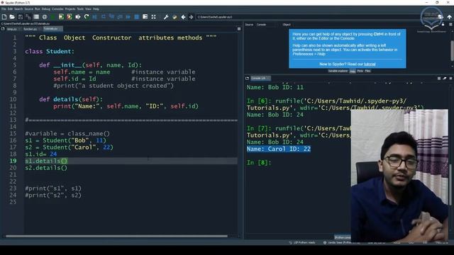 L5 | Python OOP | Instance Variable | Instance Method | Example-1 | Part-3 of 3 | Bangla смотреть онлайн