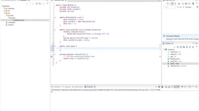 Data Structures and Algorithms in JAVA Part 2 Stack смотреть онлайн