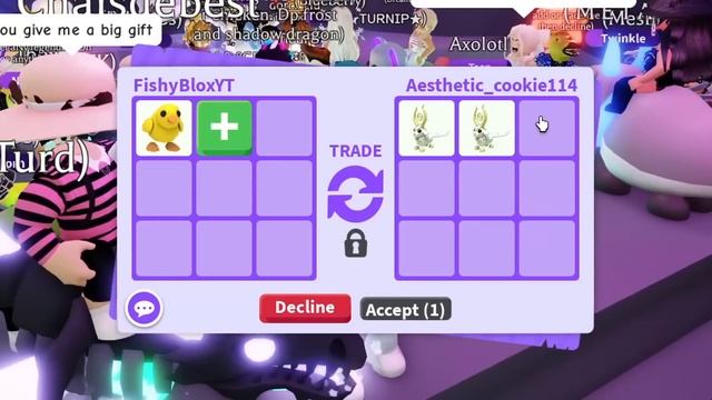 Trading 9 CHICK PETS in Adopt Me! смотреть онлайн