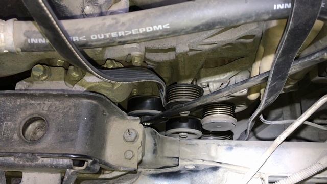 Митсубиши Аутлендер 3 замена ремня привода навесных агрегатов Mitsubishi Alternator Belt Replacement смотреть онлайн